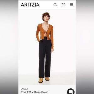 Wilfred Effortless Pant (Black)